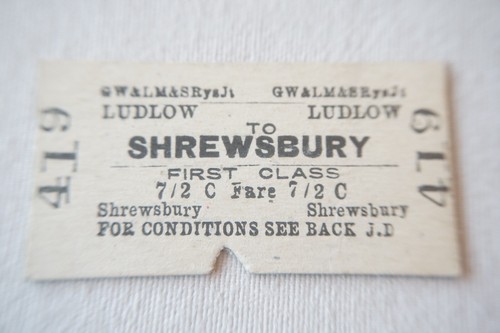 Ludlow shrewsbury gwr - ludlow,
