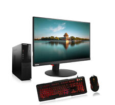 Fast Lenovo i5 4th Gen SFF PC 22" Monitor Full Set - 16GB RAM 2TB SSD - W11 Pro