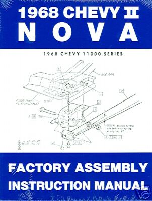 1968 nova chevy - ii, factory
