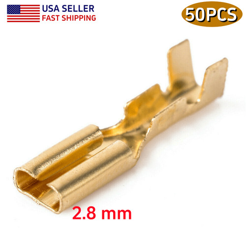 50pcs non insulated female - non-insulated,