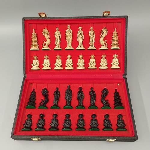 Vintage chess set - vintage,