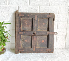 19c Antique Primitive Handmade Architectural Window Rare Home Decorative WN629