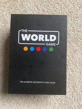The World Game - The Ultimate Geography Card Game - Learn Test - Complete - VGC