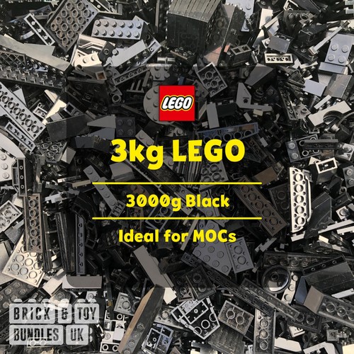 3kg lego bulk - lego, black