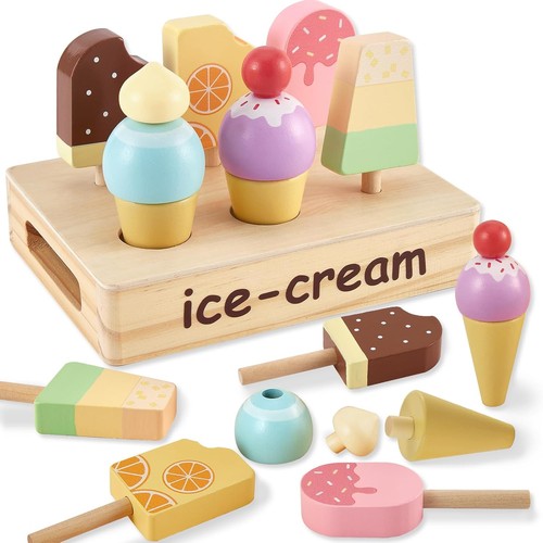 Hersity wooden ice cream toys - wooden,