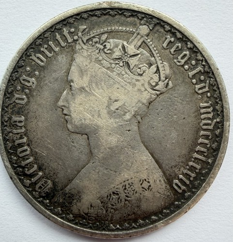 1874 victoria gothic florin - 1874,