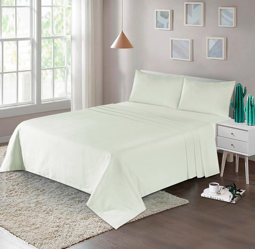 100 organic cotton lemon - cotton, flat