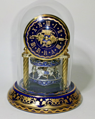 Franklin mint carousel clock - franklin,
