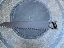 Antique Metal Handle Large Tooth Ice Saw