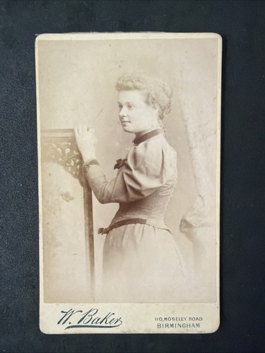 Cdv lady silk screen - cdv,