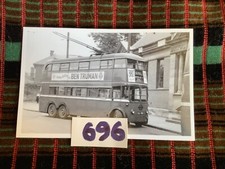 LONDON TROLLEYBUS PHOTO B/W