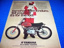 1970 YAMAHA MINI ENDURO "IT'S FOR A KID.." 1-PAGE SALES AD (81HH)