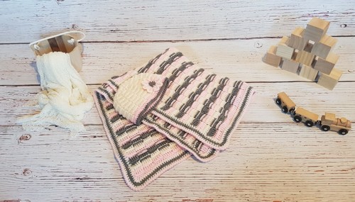 Soft handmade baby blanket - soft,