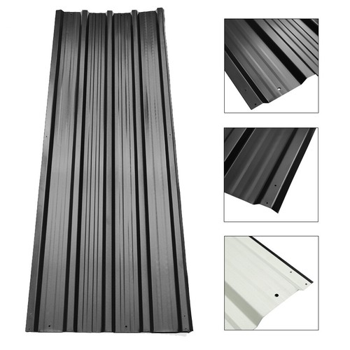 Black galvanized steel sheet - black,
