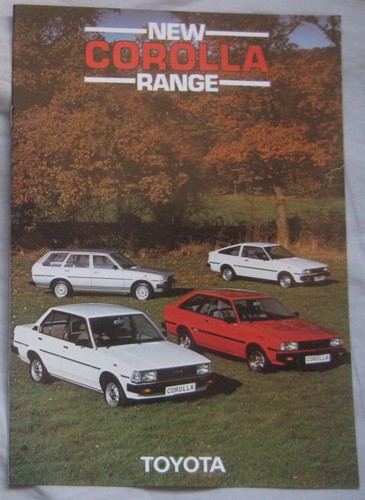 September 1982 toyota corolla - toyota,