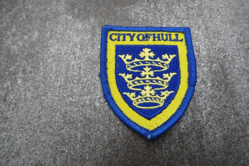 City hull woven cloth - city, patch