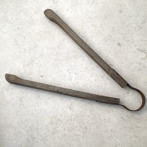 Vintage laundry washing tongs - laundry,