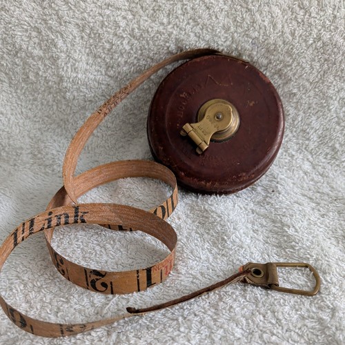 Antique measuring tape john - antique,
