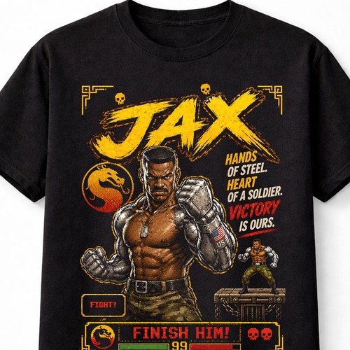 Jax briggs mortal kombat retro - jax,