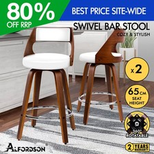 ALFORDSON 2x Swivel Bar Stools