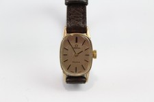Omega Geneve Vintage Ladies Gold Tone Watch Hand Wind Working