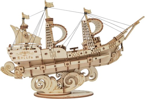 Wooden sailboat ship - sailboat,