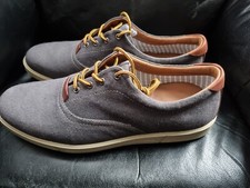 Mens Hotter Canvas Shoes Denim Blue UK  11 