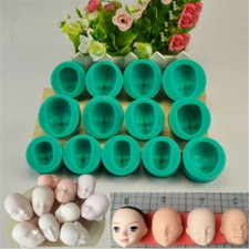 13Pcs Silicone Doll Face Mould
