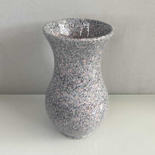 Speckled vase blue black - speckled,