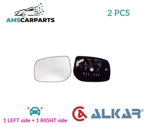 Rear view mirror - rear, pair
