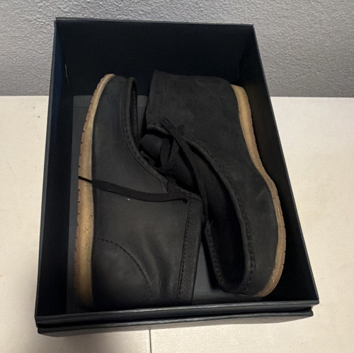 Clarks men black leather - men's,