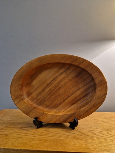 Handcrafted wooden serving
