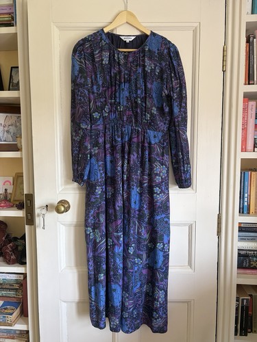 Brora blue silk cotton - blue,