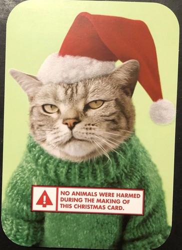Vtg christmas greeting - christmas,