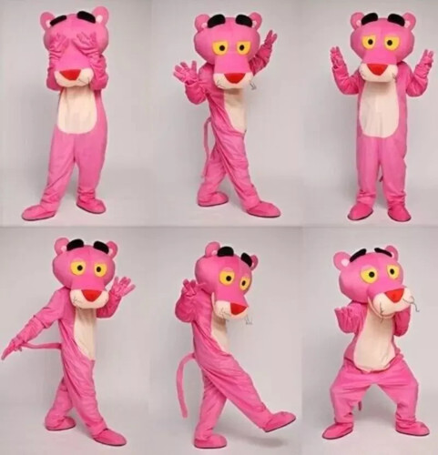Halloween cute pink panther - halloween, of