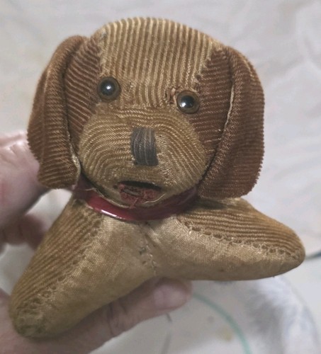 Antique pin cushion dog - dog, 4x3"
