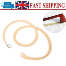 Bow Hair - 32Inch White Horsehair Unbleached  for Viola Violin Accessories UK