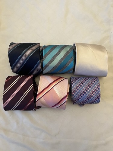 Six different branded ties - different,