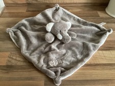 Elli & Raff Grey/Beige Elephant Comforter Blankie Soother Soft Toy B&M Get Comfy