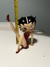 Betty Boop Leg Up Red Glitter