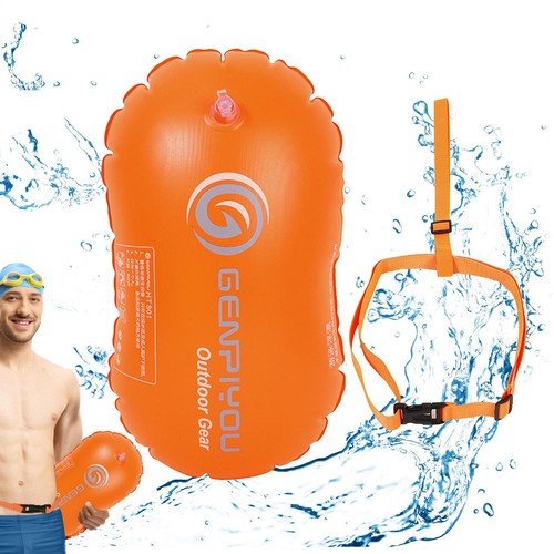 Safety swim buoy upset - safety,