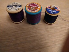 Vintage Plastic Sylko Cotton Reels  Gift Present ?