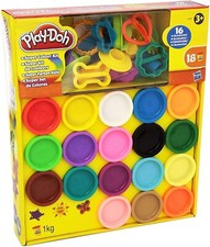 Play-doh Super Color Kit, 18 Fun Colors, 16 Tools and Accessories for Kids Gift