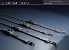 Ratchet Straps - 1/35, 1/32, 1/24, 1/18 & 1/16 resin model