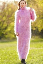 SuperTanya pink long mohair