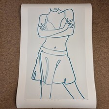 Lucie Bennett Signed Screenprint "Air Force Blue" Limited Edition 17/95