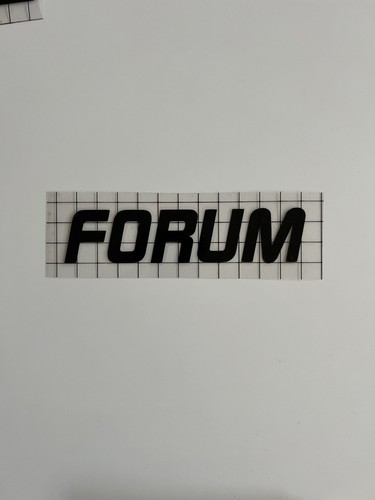 Forum sticker black 15cm - /,