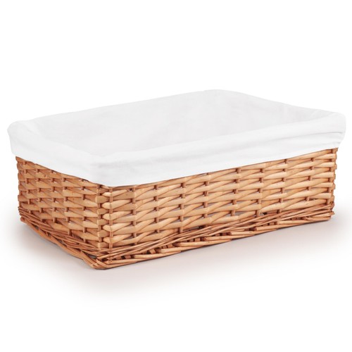 Woodluv brown wicker storage - woodluv,