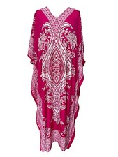 Free size  Kaftan Summer Dress Beach cover up fits up to size 16,18,20,22,24,26