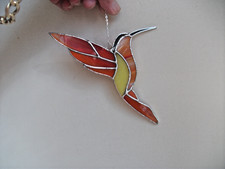 Stained Glass Multi coloured Hummingbird sun-catcher's / window decoration's